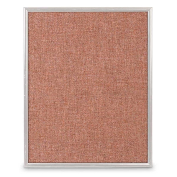 Corkboard, Fabric, 2 Door, Satin/Cld, 60x36"